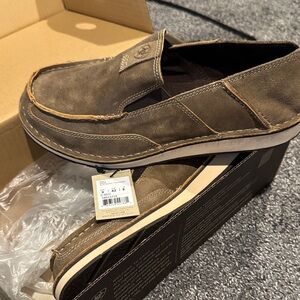 Ariat Men's Brown Slip-On Casual Loafers